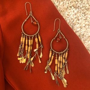 Bohemian flow – light-weight long earrings that dangle